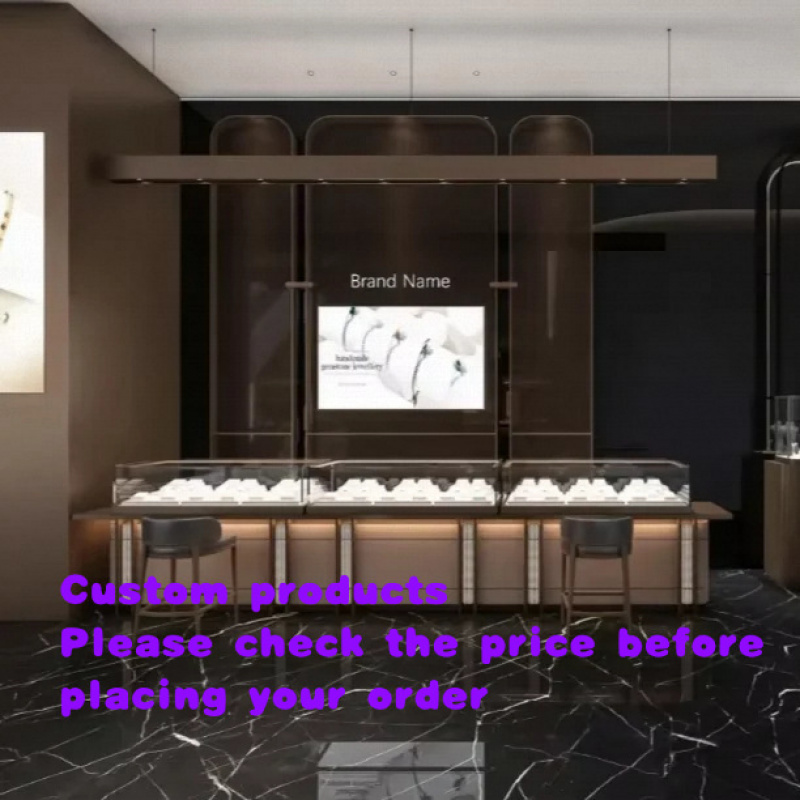 Interior Design Retail - Özel Tasarım Perakende Kuyumcu Mağazası Tezgah