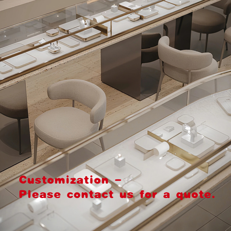 Interior Design Retail - Özel Tasarım Lüks Mücevher Mağazası Genel