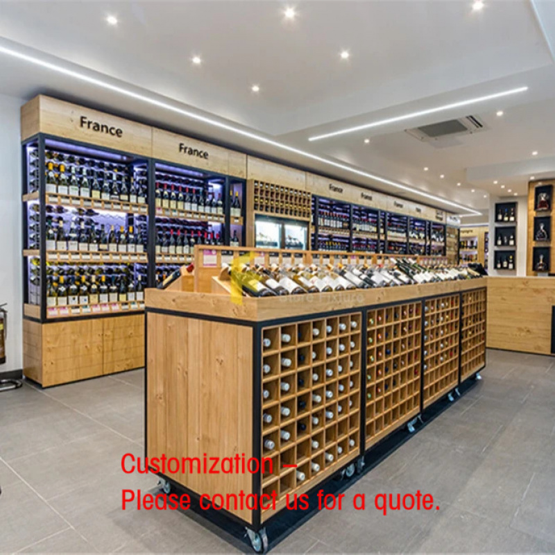 Interior Design Retail - Özel Tasarım Perakende Şarap Dükkanı İç