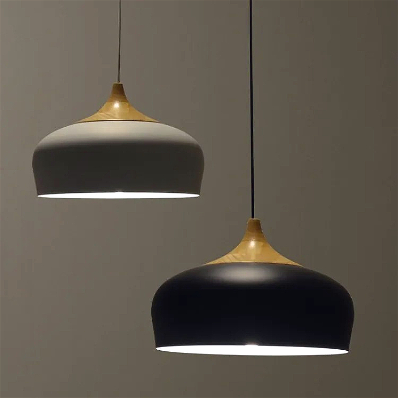 Interior Design Hall - İskandinav Alüminyum Büyük Abajur Tavan Avize