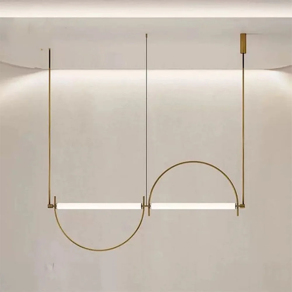 Interior Design Hall - Modern Minimalist Tasarım Asma LED Sarkıt