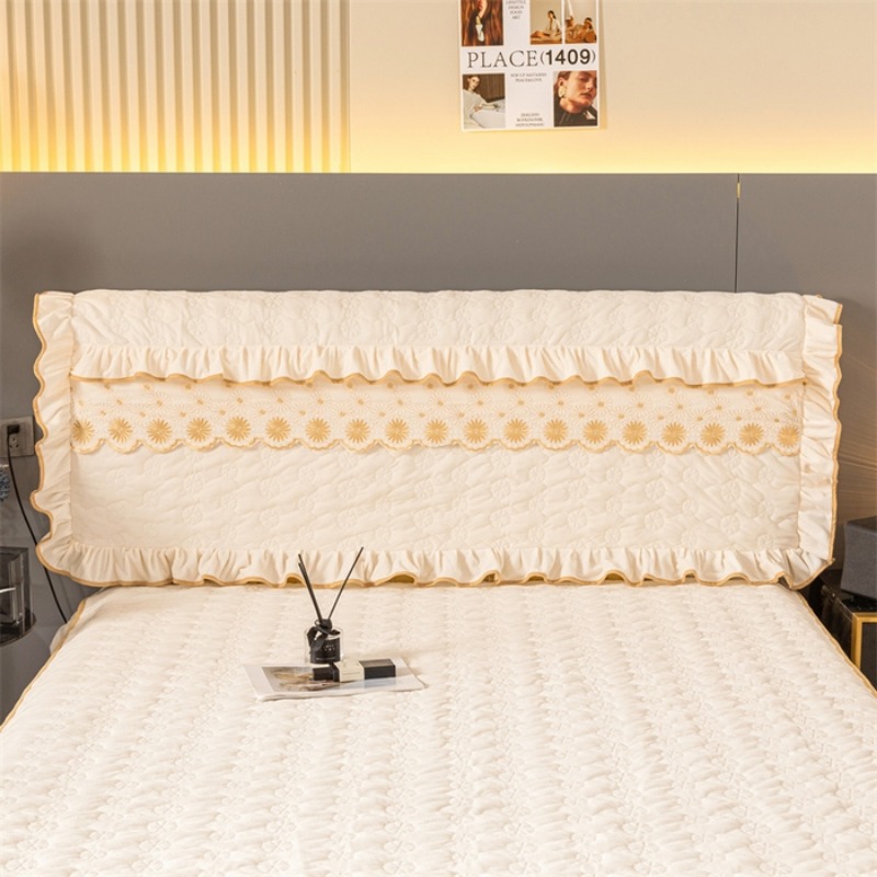 Velvet Cushion Cover - 1 adet polyester malzemeden yapılmış süt