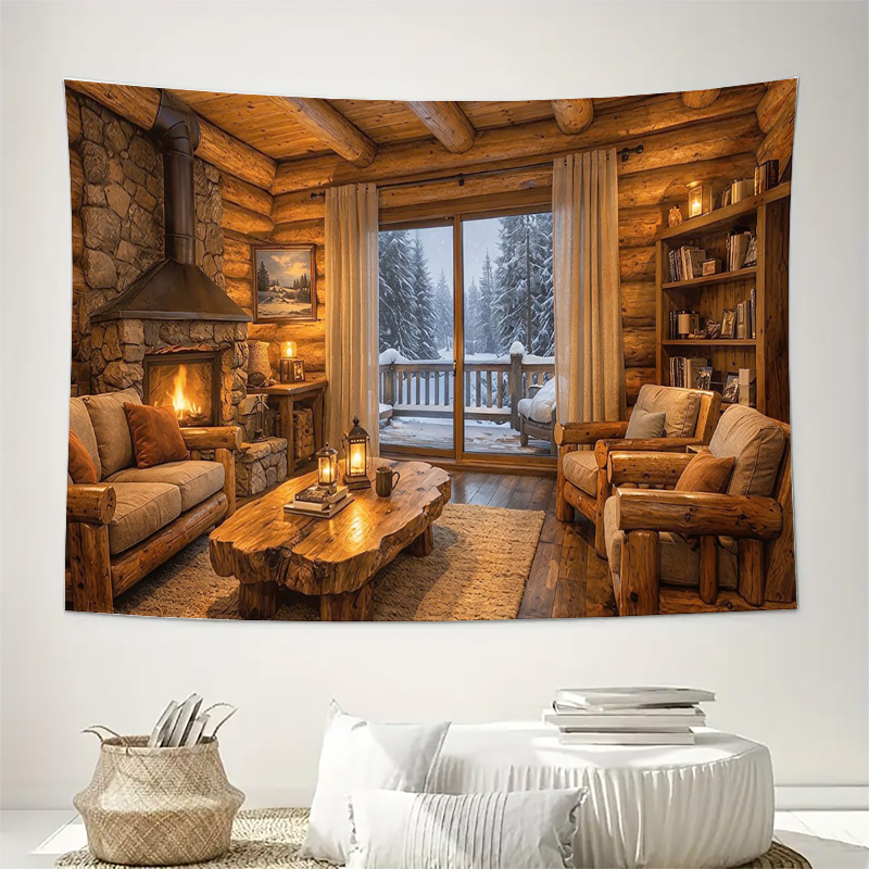 Rahat Ahşap Kulübe Şöminesi İç - Interior Design Home Decor incelemesi ve fiyatı