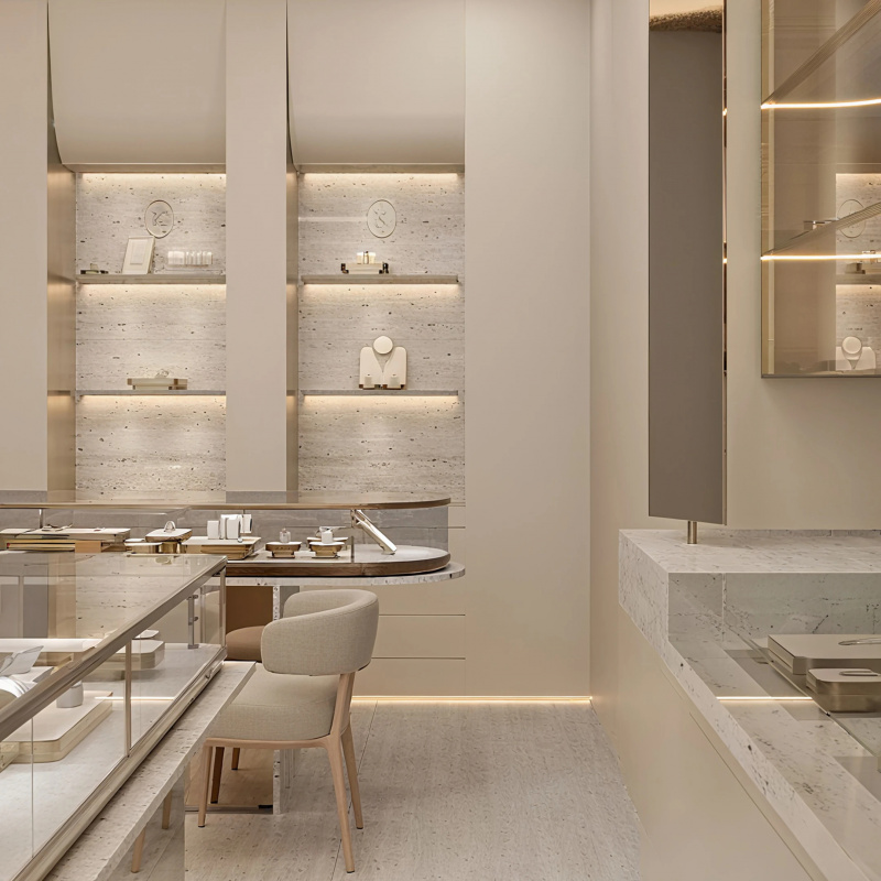 Özel Tasarım Lüks Mücevher Mağ - Interior Design Retail incelemesi ve fiyatı