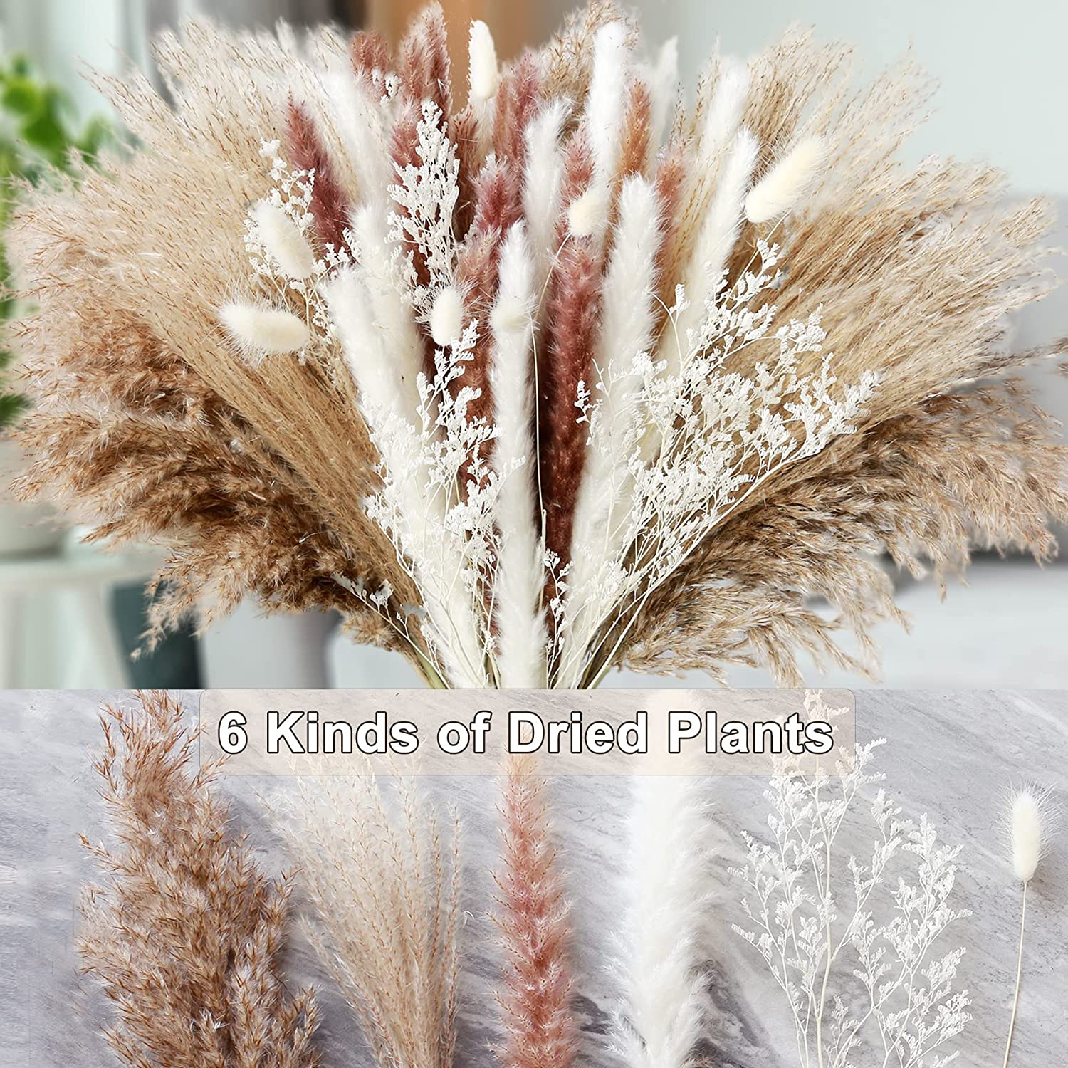 Ev Masa Dekorasyonu Kurutulmuş - Dried Pampas Bundle incelemesi ve fiyatı