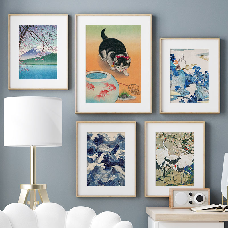 Japon Katsushika Hokusai tuval - Interior Design Home Decor incelemesi ve fiyatı