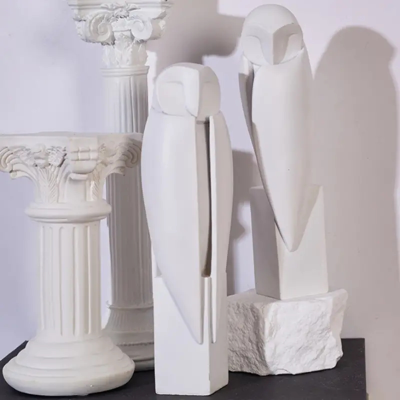 Minimalist Owll heykeli heykel - Interior Design Home Decor incelemesi ve fiyatı