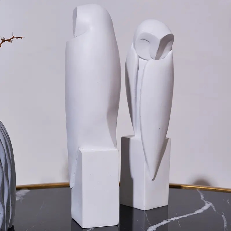 Minimalist Owll heykeli heykel - Interior Design Home Decor incelemesi ve fiyatı